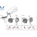 mobis fog lamp led type hyundai santa fe tm 2018-20